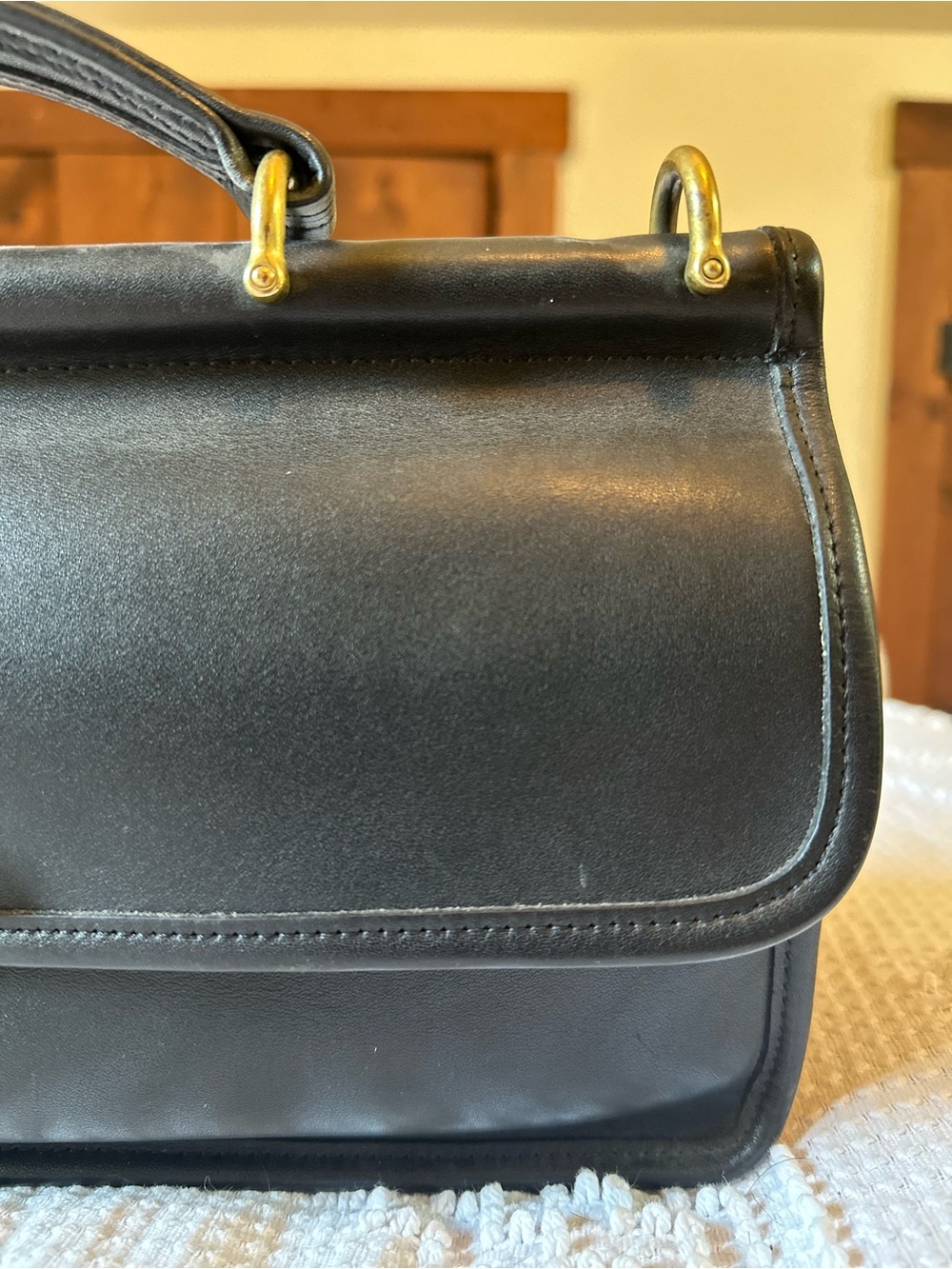 Vintage Coach City Willis | Black - Picture 5 of 16